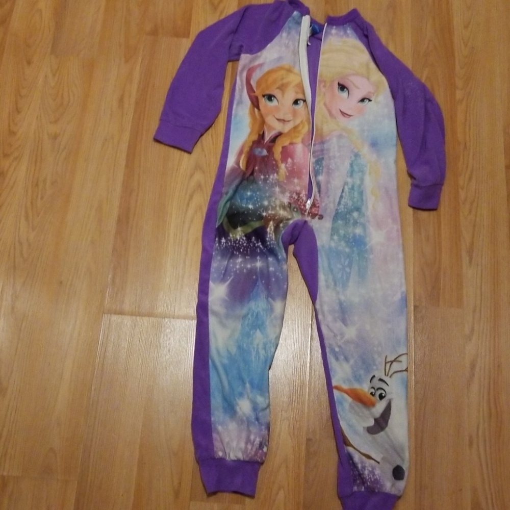 Girls one piece pajamas